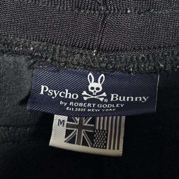 Psycho Bunny Park MGM Las Vegas Mens Medium Black Track Jogger Pants - Picture 3 of 9